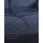 Набор 2 шт Офисное кресло для персонала DOBRIN TERRY, синий велюр (MJ9-117)