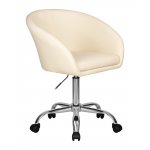 Офисное кресло для персонала DOBRIN BOBBY, кремовый