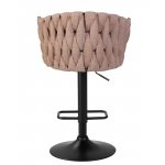 Набор 2 шт Стул барный DOBRIN LEON, коричневая ткань (LAR 275-3)