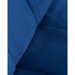 Стул обеденный DOBRIN ALEX, золотые ножки, темно-синий велюр (V108-67)