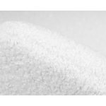 Кресло дизайнерское DOBRIN EMILY, белый (букле) ткань , хромированная сталь