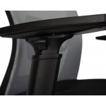 Офисное кресло для персонала DOBRIN NIXON, чёрный, серая сетка