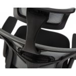 Офисное кресло для персонала DOBRIN NIXON, чёрный, серая сетка