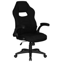 Кресло игровое DOBRIN RICK, черная ткань