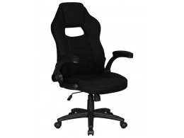 Кресло игровое DOBRIN RICK, черная ткань