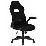 Кресло игровое DOBRIN RICK, черная ткань