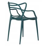 Набор 4 шт Стул обеденный DOBRIN MASTERS, морской волны (G-05)