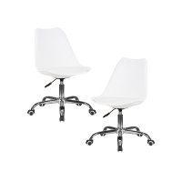 Набор 2 шт Офисное кресло для персонала DOBRIN MICKEY, белый