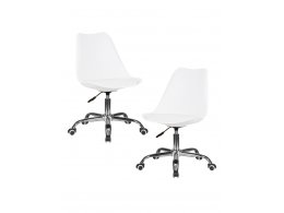 Набор 2 шт Офисное кресло для персонала DOBRIN MICKEY, белый Набор 2 шт Офисное кресло для персонала DOBRIN MICKEY, белый