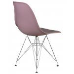 Стул обеденный DOBRIN DSR, ножки хром, цвет сиреневый (P-04)