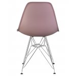 Стул обеденный DOBRIN DSR, ножки хром, цвет сиреневый (P-04)