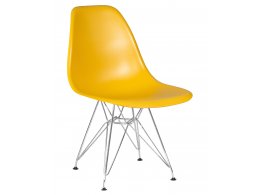 Стул обеденный DOBRIN DSR, ножки хром, цвет горчичный (Y-03)