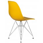 Стул обеденный DOBRIN DSR, ножки хром, цвет горчичный (Y-03)