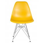 Стул обеденный DOBRIN DSR, ножки хром, цвет горчичный (Y-03)