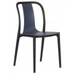 Набор 4 шт Стул обеденный DOBRIN ADAM, черный/серо-голубой
