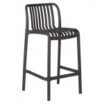 Набор 4 шт Стул полубарный DOBRIN CHLOE, темно-серый