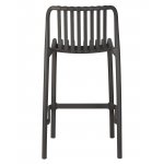 Набор 4 шт Стул полубарный DOBRIN CHLOE, темно-серый