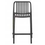 Набор 4 шт Стул полубарный DOBRIN CHLOE, темно-серый