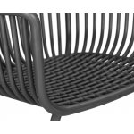 Набор 4 шт Стул обеденный DOBRIN ROSS, темно-серый (GR-04) без подушки