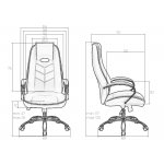 Офисное кресло DOBRIN TOBIAS, черный