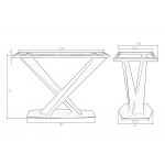 Подстолье обеденное DOBRIN FILIPPO