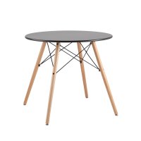 Стол круглый EAMES DSW NEW D=80 черный