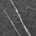 Набор кофейных столиков Tango серый мрамор с чёрными ножками, 2шт