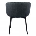 Стул Tess серый шенилл на поворотном механизме