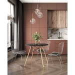 Стол круглый EAMES DSW NEW D=80 черный