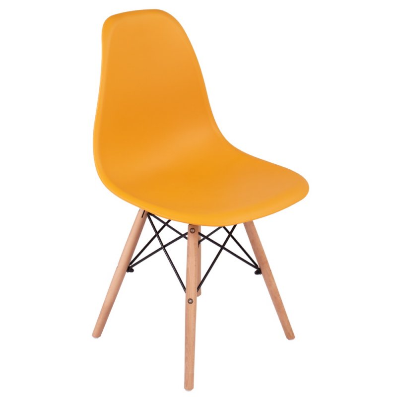 Стул Eames жёлтый
