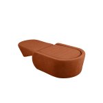 Кресло-кровать Fusion терракотовое