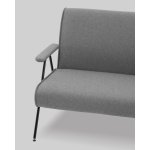 Диван Эндино рогожка серый