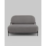 Диван Стоун велюр рельефный светло-серый