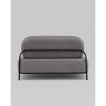 Диван Стоун велюр рельефный светло-серый