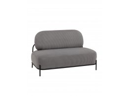 Диван Стоун велюр рельефный светло-серый