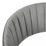 Комплект из 2-х стульев Turin серый, золотые ножки