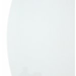 Стол ВЕГА D100 Белый, стекло/ белый каркас М-City