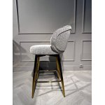 Стул барный Россо BS1451-WT, белый крем/золото
