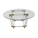 Стол обеденный Никсон MH-07DT, 140х75 см, прозрачный