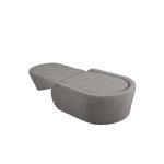 Кресло-кровать Fusion серое