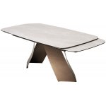 Стол YON 180 TL-109, испанская керамика / Шоколадное золото каркас, ®DISAUR