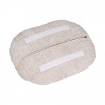 Оттоманка BLISS оранж/серый, экокожа, шенилл