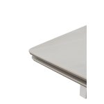 Стол АДАЖИО 240 (320) см ЭЛЛИПС VARESE ONICE, керамика / Латте каркас М-City