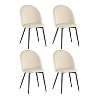 Стул Lilly велюр бежевый 4 шт.