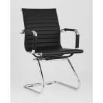 Кресло для посетителей TopChairs Visit черное 2 шт.