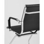 Кресло для посетителей TopChairs Visit черное 2 шт.