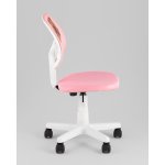 Кресло ЛОЛО Study розовый пластик белый