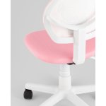 Кресло ЛОЛО Study розовый пластик белый