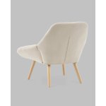 Кресло Олби Страйпс белый