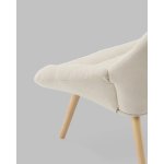 Кресло Олби Страйпс белый